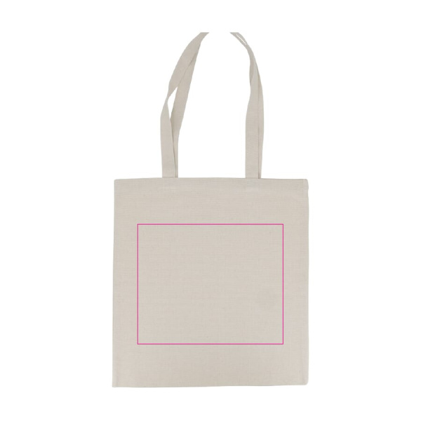 Kott OEKO-TEX® nature pikk 220g/m² 38x42 cm: 1. külg