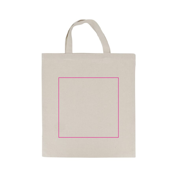 Kott OEKO-TEX® nature lühike 220g/m² 38x42 cm: 2. külg