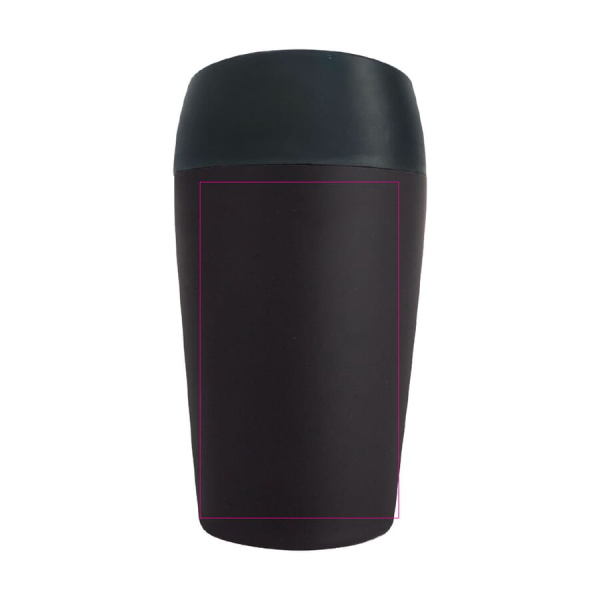 Sagaform Loke Travel Mug With Rubberized Finish 240 ml: Front side