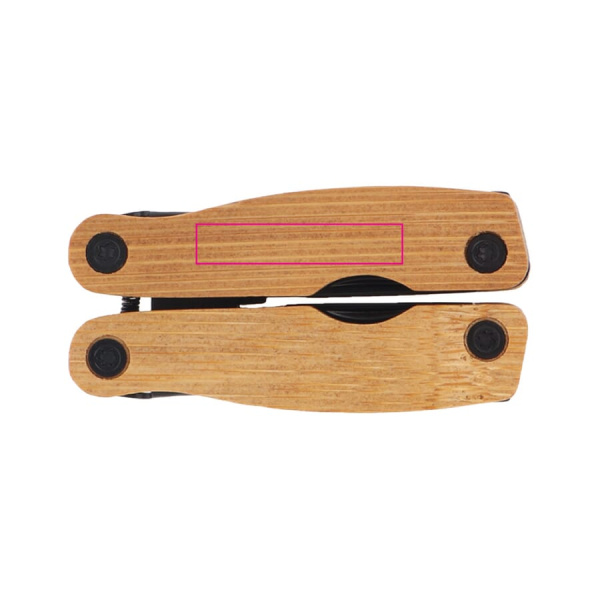Multi-tool Bamboo 12 functions: handle on the right