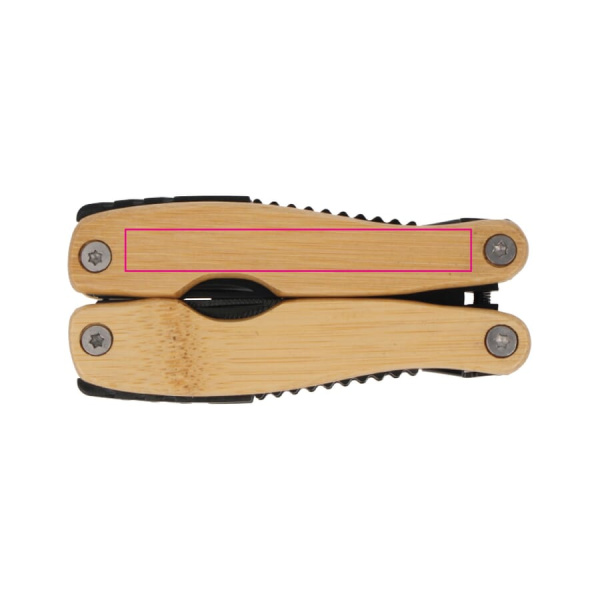 Multiverktyg bambu 8 funktioner: handtag vänster