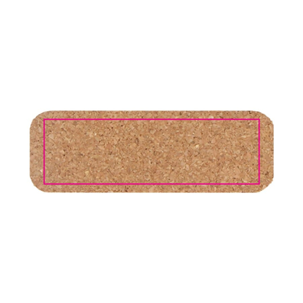 Badge Cork with magnet: side 1