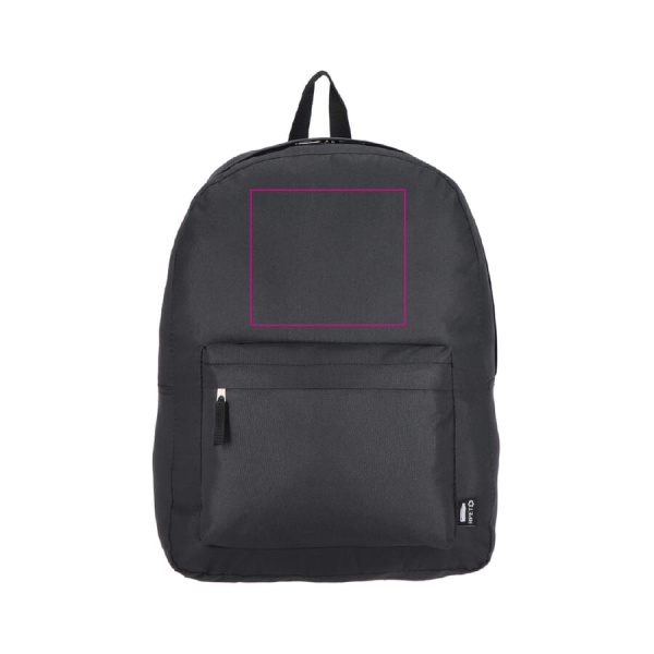 Rucksack R-PET 20L: Vorderseite