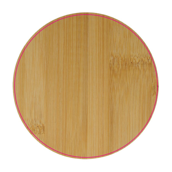 Canister Ceramic & Bamboo 900 ml: on the lid
