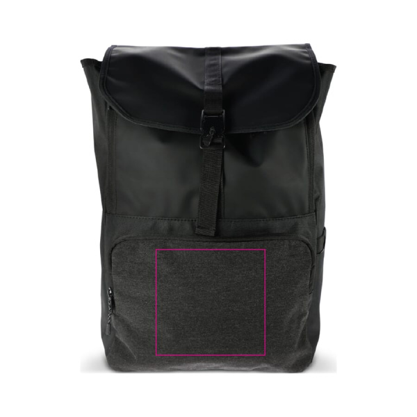 Laptop backpack Liam RPET 20L: On the pocket