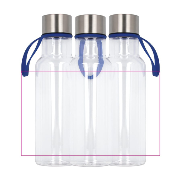 Vattenflaska Tatum R-PET 600 ml: Runt om