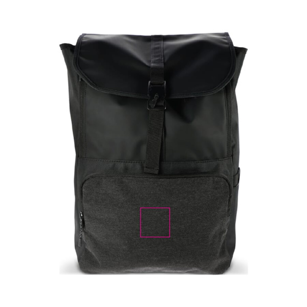 Laptop backpack Liam RPET 20L: On the pocket