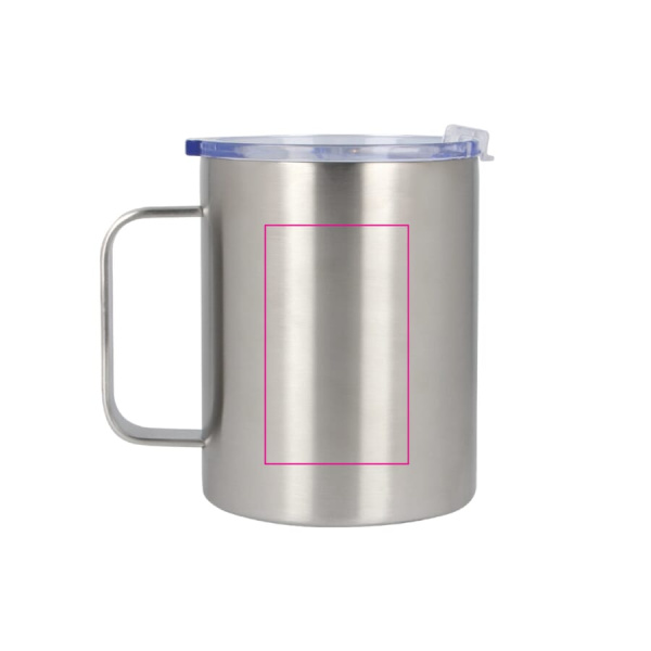 T-ceramic termosmugg Danube med lock 350 ml: höger om örat