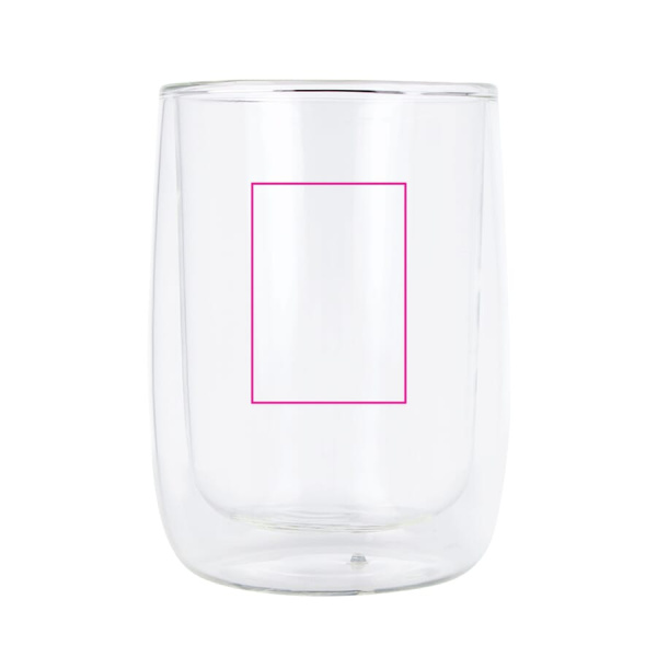 Dubbelväggigt kaffeglas Marian 320 ml: sida 1