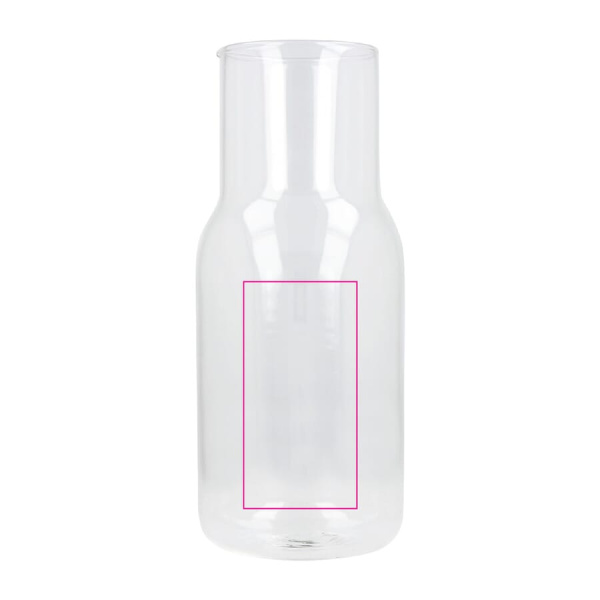 Caraffe 550 ml and drinking glass 250 ml set: on the carafe