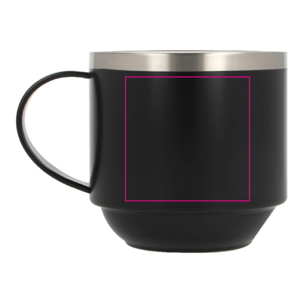 T-ceramic muki Tigris 300 ml: korvan oikealla puolella