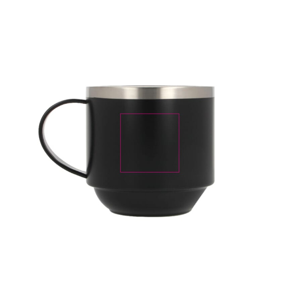 T-ceramic muki Tigris 300 ml: korvan oikealla puolella