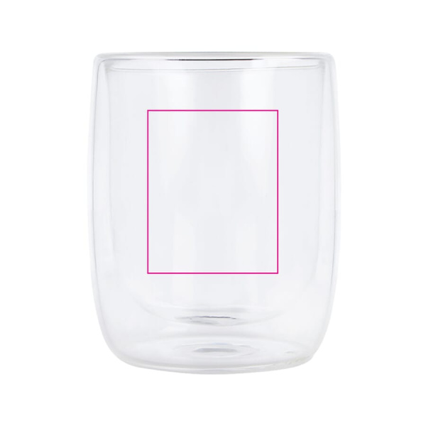 Dubbelväggigt kaffeglas Marian 230 ml: sida 1