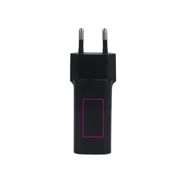 „Sitecom CH-1001“ 30 W „GaN“ maitinimo sieninis įkroviklis su LED ekranu: viršutinė pusė