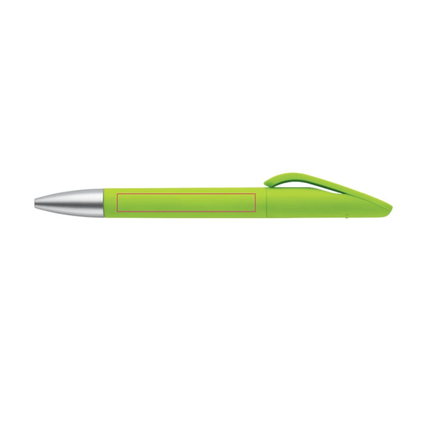 Ball pen Slash soft touch R-ABS: 90° from the clip