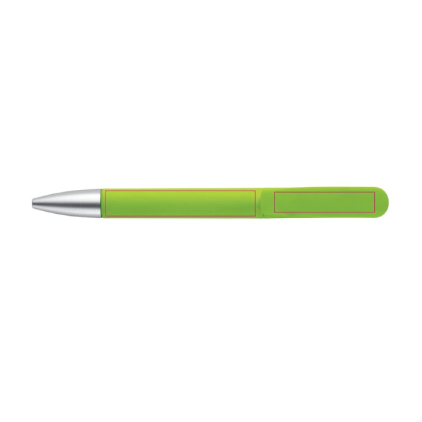 Ball pen Slash soft touch R-ABS: in the extension of the clip on the clip
