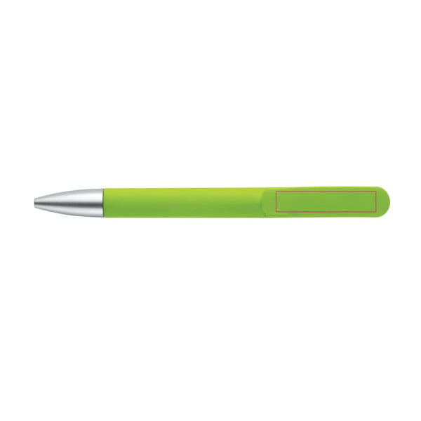 Ball pen Slash soft touch R-ABS: on the clip