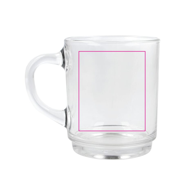 Prague tea glass 260 ml: right of the ear