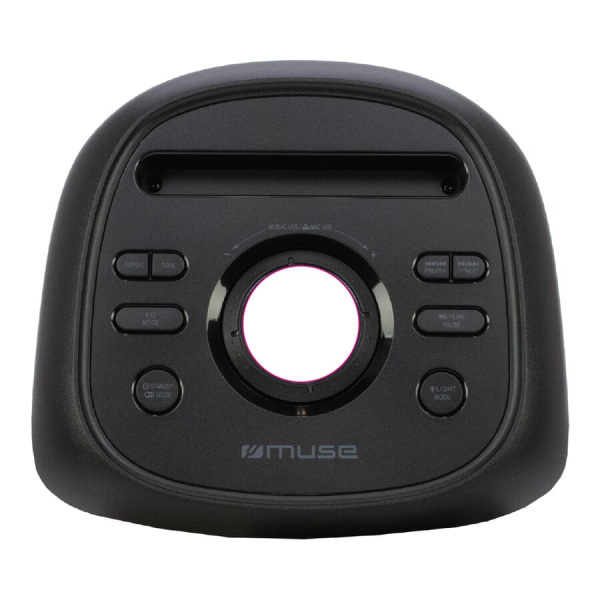 M-1803 | Muse ballīšu skaļrunis ar mikrofonu 150 W: augšējā puse