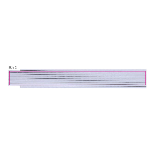 Folding ruler wood 2m Made in EU: side 2