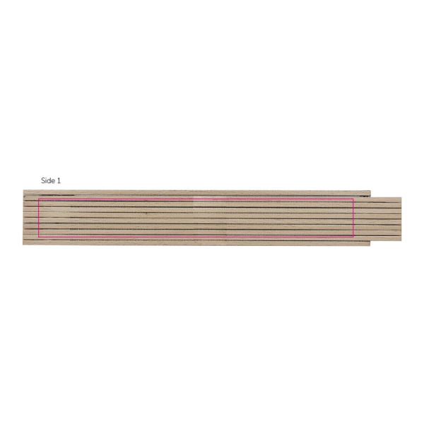 Règle pliante en bois 2m premium, naturel: puoli 1