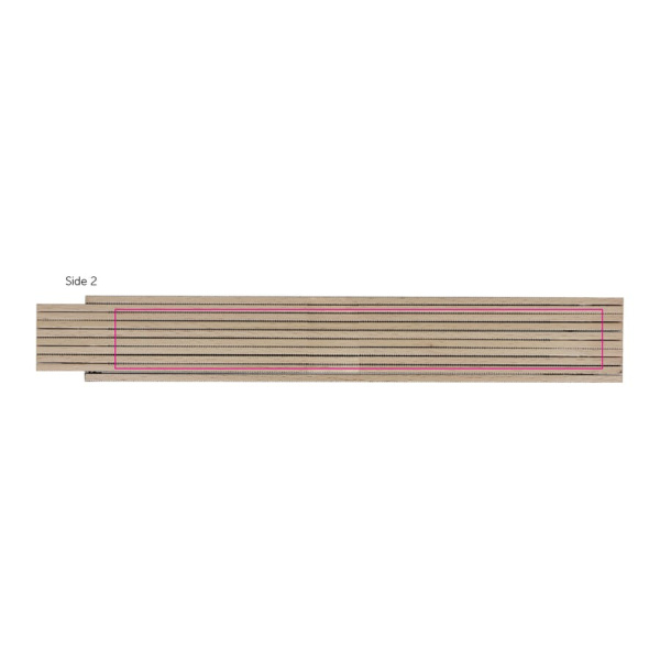 Règle pliante en bois 2m premium, naturel: puoli 2