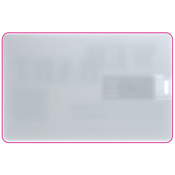 USB mälupulk krediitkaardiga 4GB: Tagakülg