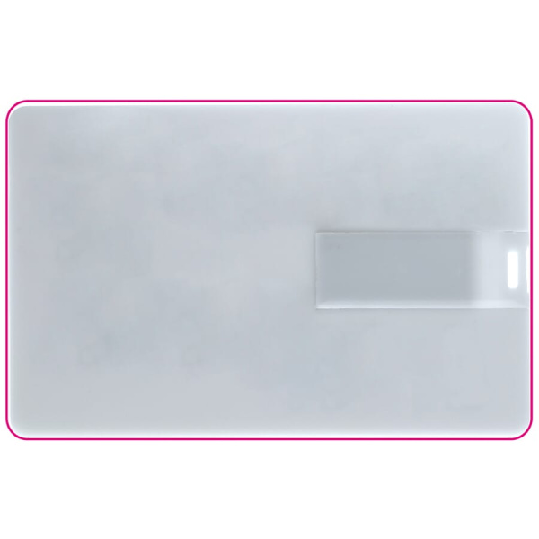 USB flash drive creditcard 8GB: Front side