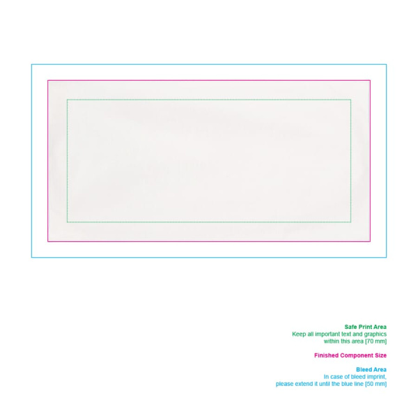 Schnelltrocknendes Handtuch R-PET 50 x 100 cm Sublimation: Seite 1