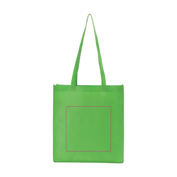 R-PET kantokassi non-woven 38 x 9 x 42 cm 75g/m²: puoli 1