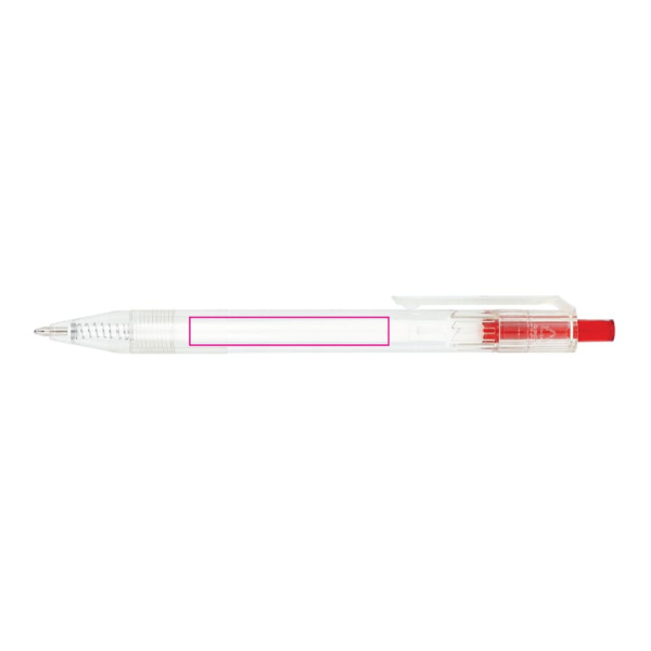 R-PET pen: 90° from the clip