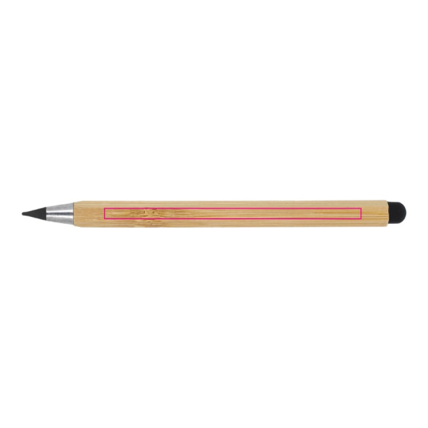Sustainable long-life pencil & ruler bamboo: on the holder