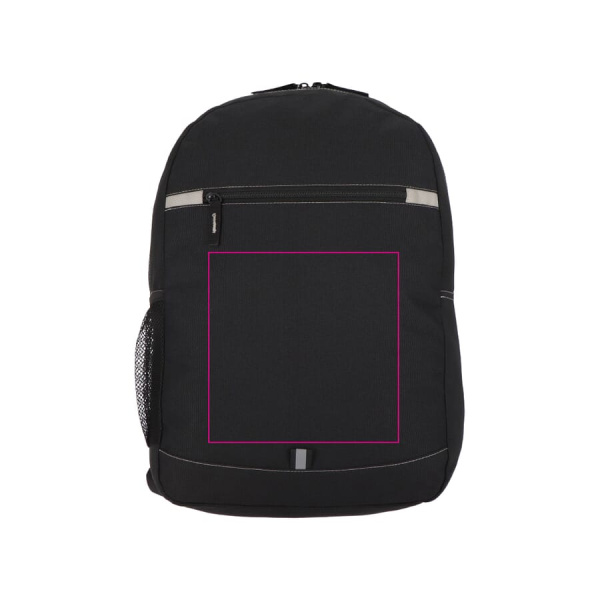 R-PET 600D Nevada backpack 18L: Front side