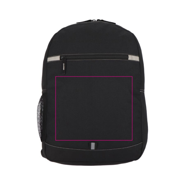 R-PET 600D Nevada backpack 18L: Front side