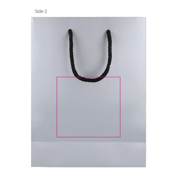 Paper gift bag 18 x 8 x 24 cm 200g/m²: side 2