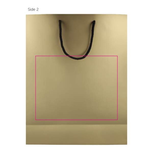 FSC popierinis dovanų maišelis 30 x 12 x 40 cm 200 g/m²: 2 pusė