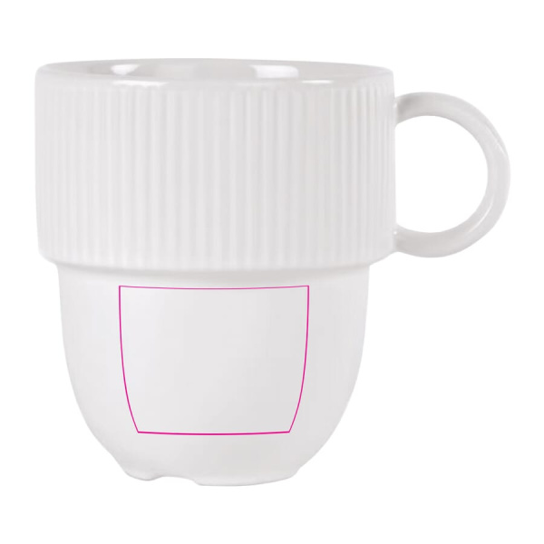 Sagaform Inka cup with ear 270 ml: left of the ear