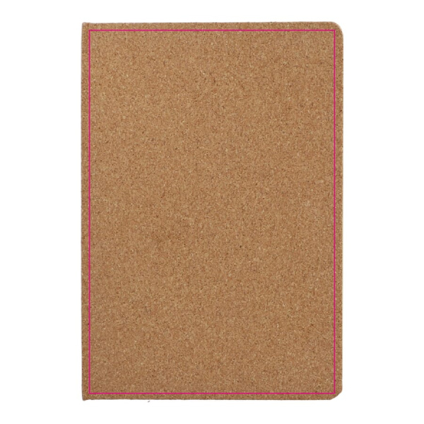 Notebook cork A5: Front side