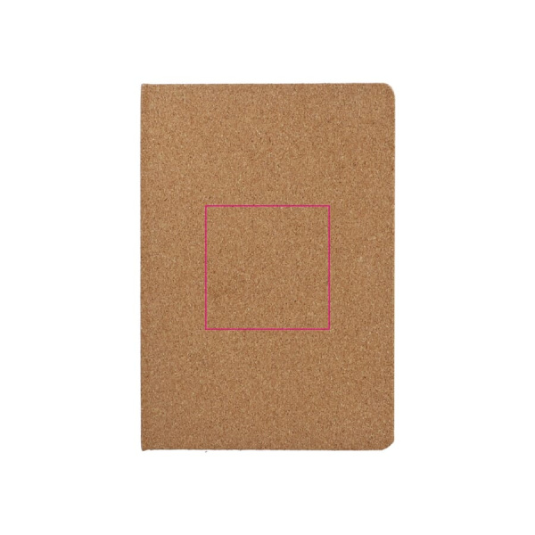 Notebook cork A5: Front side