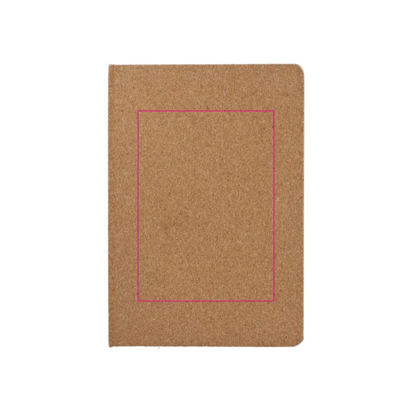 Notebook cork A5: Front side