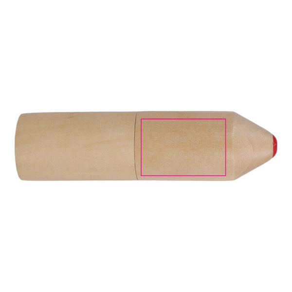 Premium wooden colouring pencil set: upper part