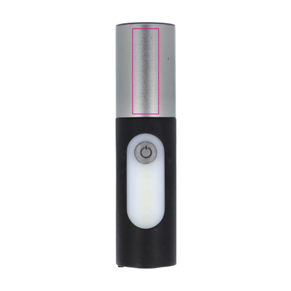 Rechargeable 10 W LED Flashlight with Zoom function 300 lm: side 1 bottom