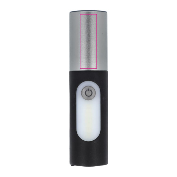 Rechargeable 10 W LED Flashlight with Zoom function 300 lm: side 1 top