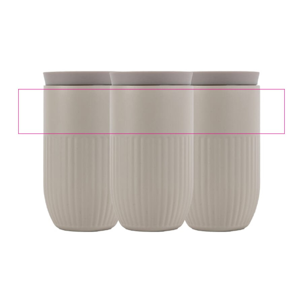 Sagaform Tova isolated mug, 320 ml leak-proof and dishwasher safe: All around