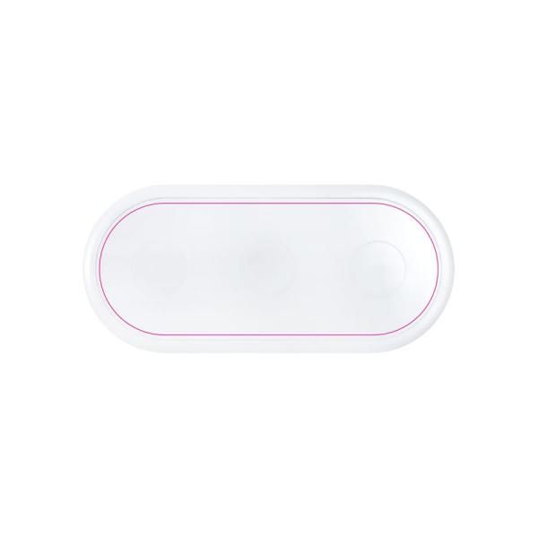 3-i-1 snabb trådlös laddare 15 W kompatibel med telefoner / Apple Watch / AirPod: ovansida