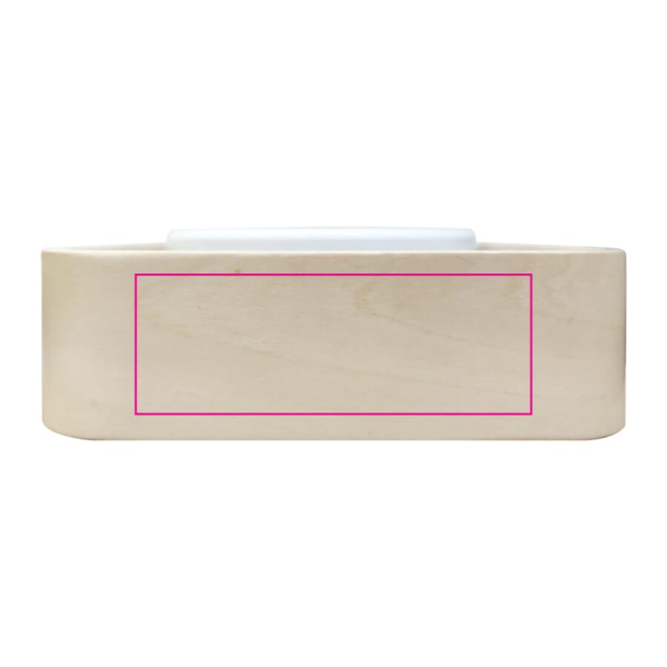 Coollux multifunctional LED lamp with bamboo handle: top of handle