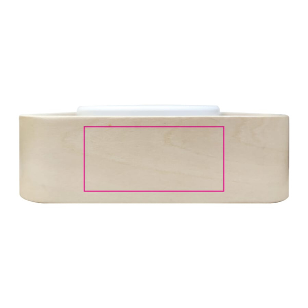 Coollux multifunctional LED lamp with bamboo handle: top of handle