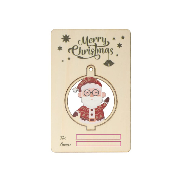 InSideOut Weihnachtsschmuck aus Holz 3er-Set: Seite 1