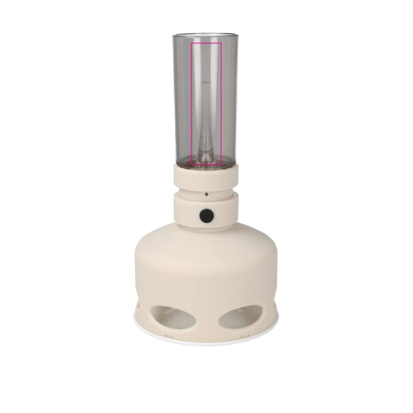 InSideOut Dimmable LED light with blow sensor: upper part