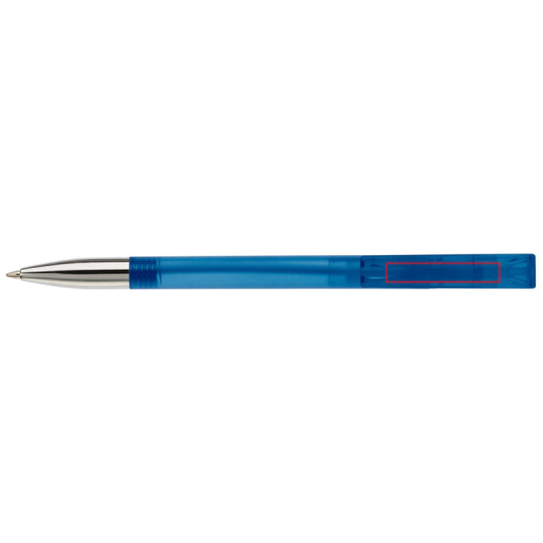 Nash ball pen metal tip transparent: on the clip